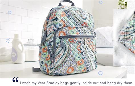 how do you wash a vera bradley backpack